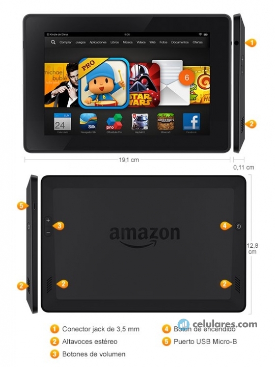 Imagen 4 Tablet Amazon Kindle Fire HD
